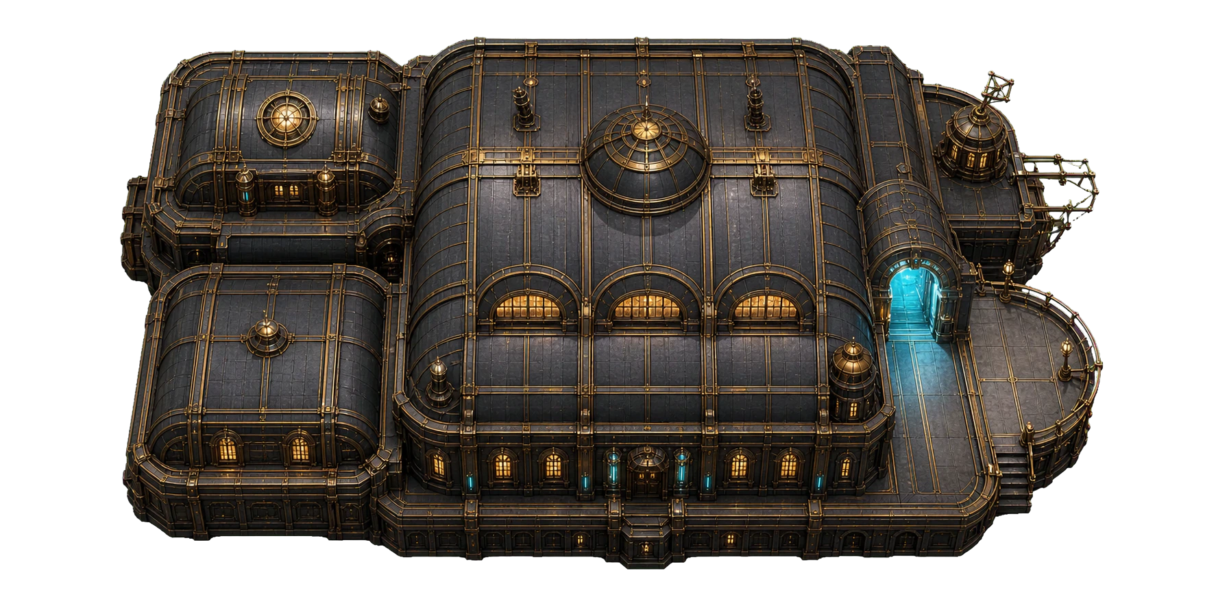Planck's Market, the live authored landmark